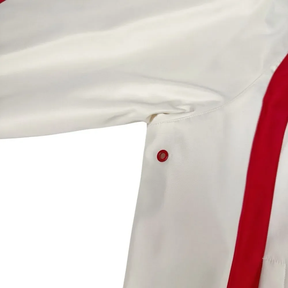 Vintage Sean John Jacket Mens XL Ivory Red Full Zip Hip Hop Y2K
